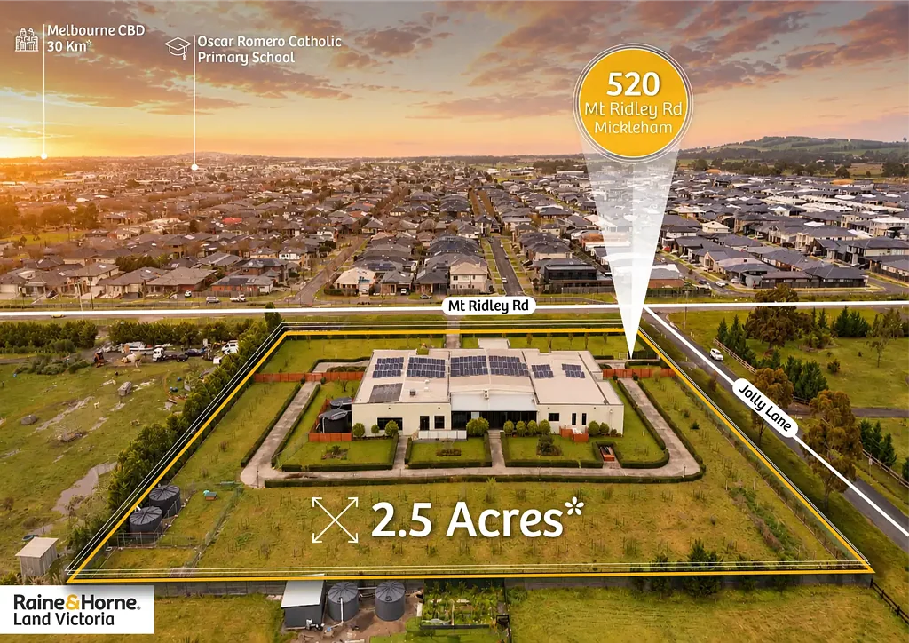 Mickleham Landmark 172-Square Luxury Estate on 2.5 Acres with Exceptional Commercial Potential In Mickleham (STCA)
