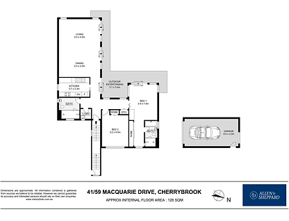 41/59 Macquarie Drive, Cherrybrook, The Hills, 2 rūma, 2 rūma horoi, Unit