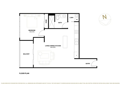218/24 Lonsdale Street, Braddon, ACT 2612, 1房, 1浴, Apartment