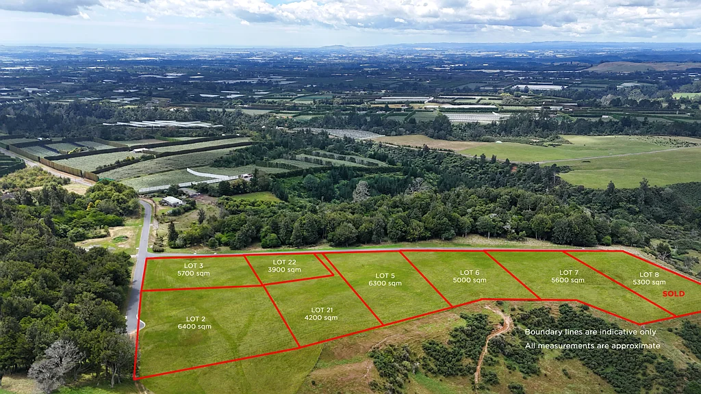 Te Puke Scenic lifestyle sections near Te Puke