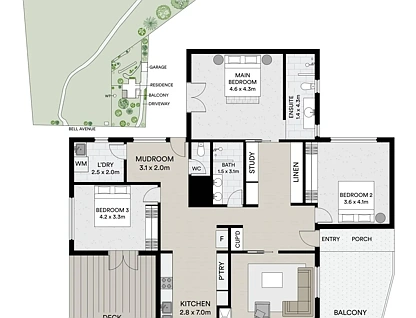 16 Bell Avenue, Mount Helen, Ballarat, 3 રૂમ, 2 બાથરૂમ, House
