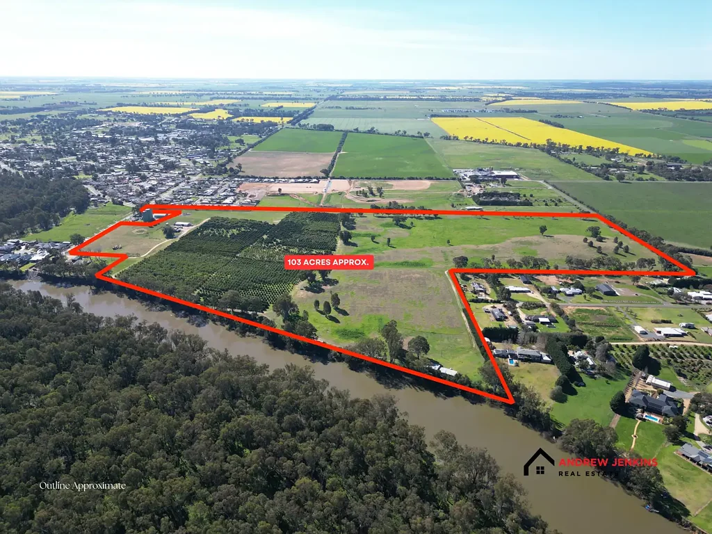 Barooga 1બેડરૂમ Once-in-a-Lifetime Murray River Frontage – 103 Acres Approx.