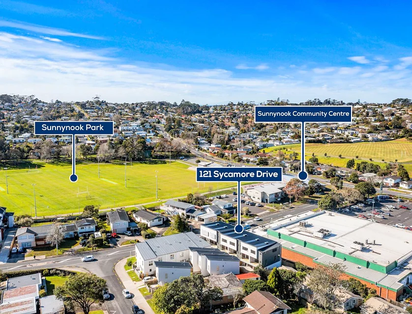 121 A,B,C Sycamore Drive, Sunnynook, North Shore City, 4 રૂમ, 4 બાથરૂમ, Townhouse