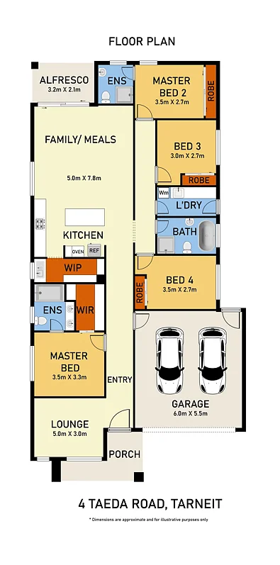 4 Taeda Road, Tarneit, VIC 3029, 4 Bedrooms, 3 Bathrooms, House