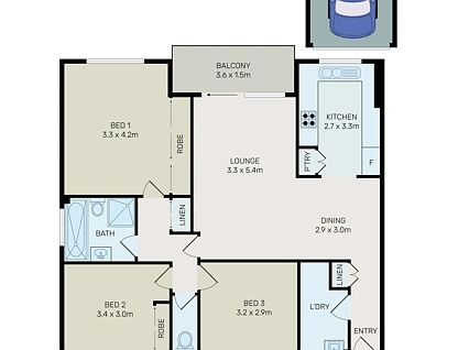 6/34-38 Empress Street, Hurstville, St George, 3 Bedrooms, 1 Bathrooms, Apartment