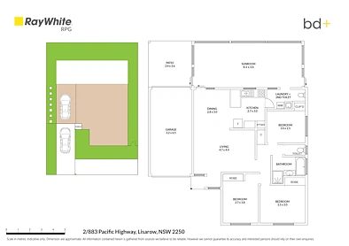 2/883 Pacific Highway, Lisarow, NSW 2250, 3 Bedrooms, 1 Bathrooms, House