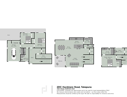 201C Hurstmere Road, Takapuna, North Shore City, 3房, 2浴, House