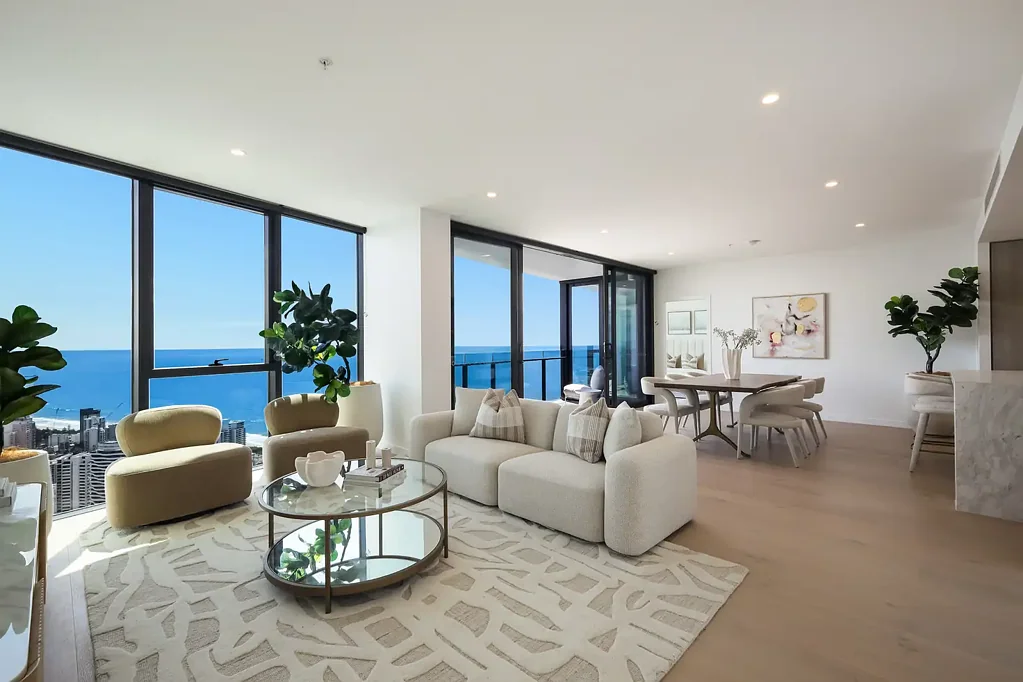 Broadbeach 3कमरा LEVEL 62 LUXURY WITH UNINTERRUPTED GOLD COAST VIEWS