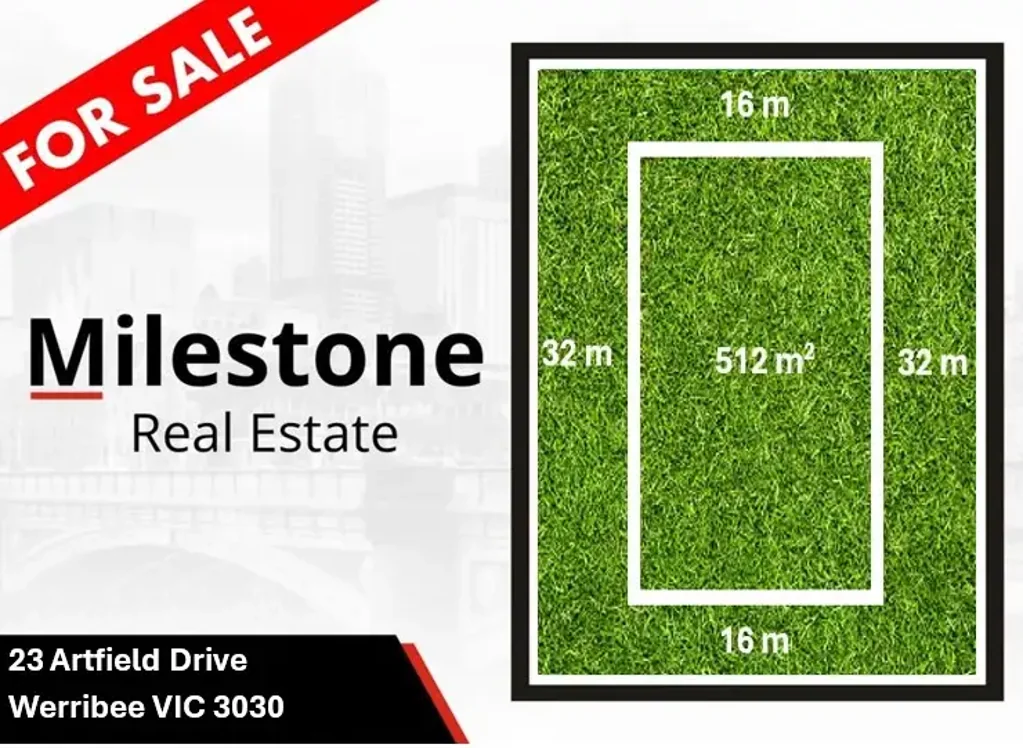 Werribee North Facing Titled Block 512sqm in Cornerstone Estate - Perfect to build your dream home!