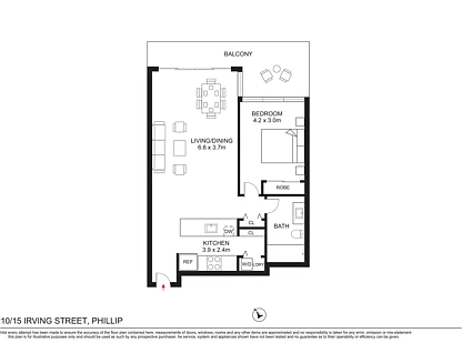 210/15 Irving Street, Phillip, ACT 2606, 1房, 1浴, 公寓