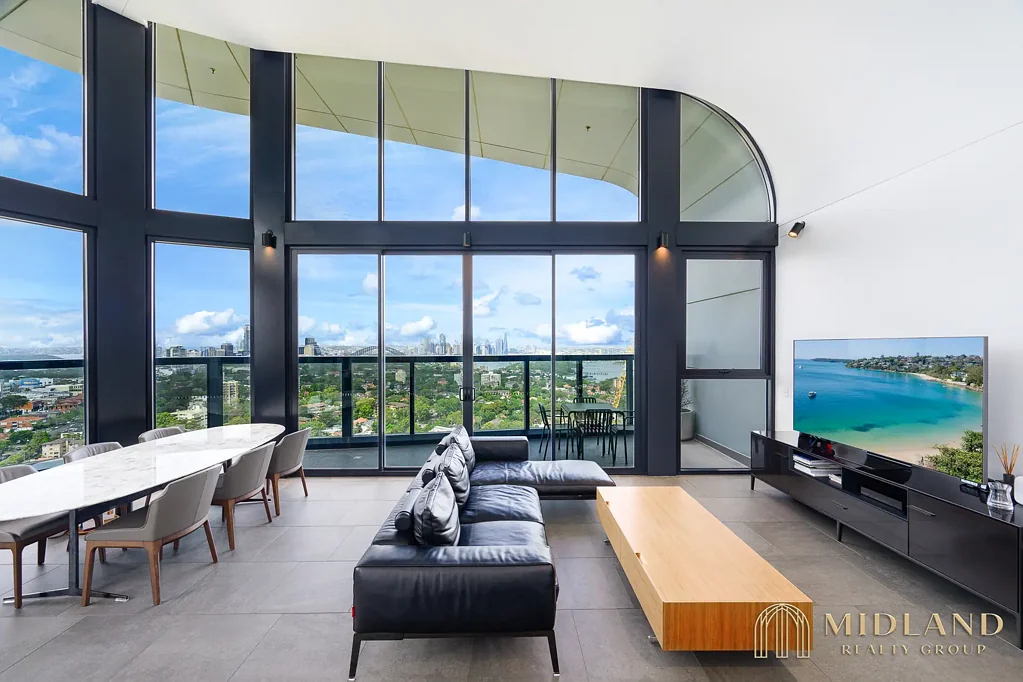 St Leonards 3ห้องนอน Exquisite Penthouse with Breathtaking Harbour Views