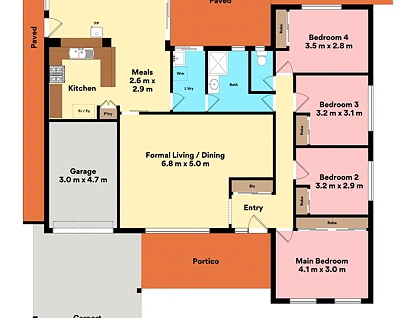 4 Turnatt Way, Wanneroo, WA 6065, 4房, 1浴, 独立屋