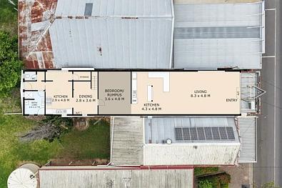 फ्लोर प्लान - 28A Willow Street, Killarney, QLD 4373