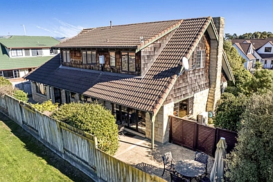 Large home with easy-care section