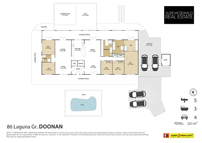 86 Laguna Grove, Doonan, QLD 4562, 5房, 3浴, Lifestyle Section
