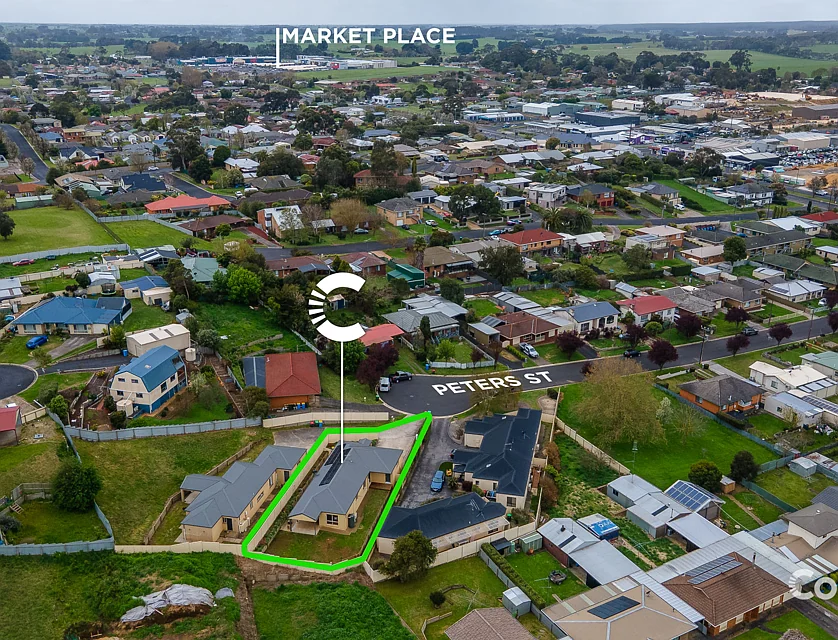 UNIT 1 - 21 PETERS STREET, Mount Gambier, South East, 3房, 1浴, Townhouse