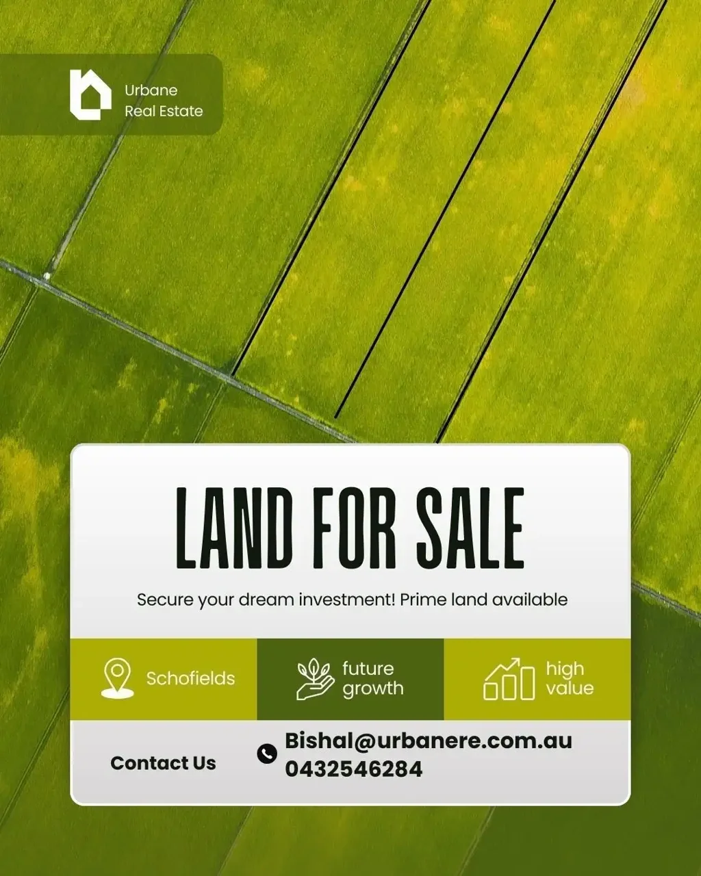 Schofields RU4规划地块 便捷交通枢纽 周边优质学校 商业配套完善 增长潜力巨大 Land In Schofields!!! "Close To Station And All Amenities".
