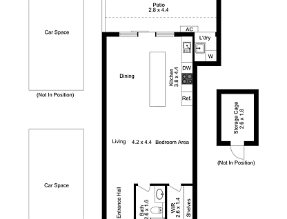 1a/334-339 Station Street, Chelsea, Bayside, 1 રૂમ, 1 બાથરૂમ, Apartment