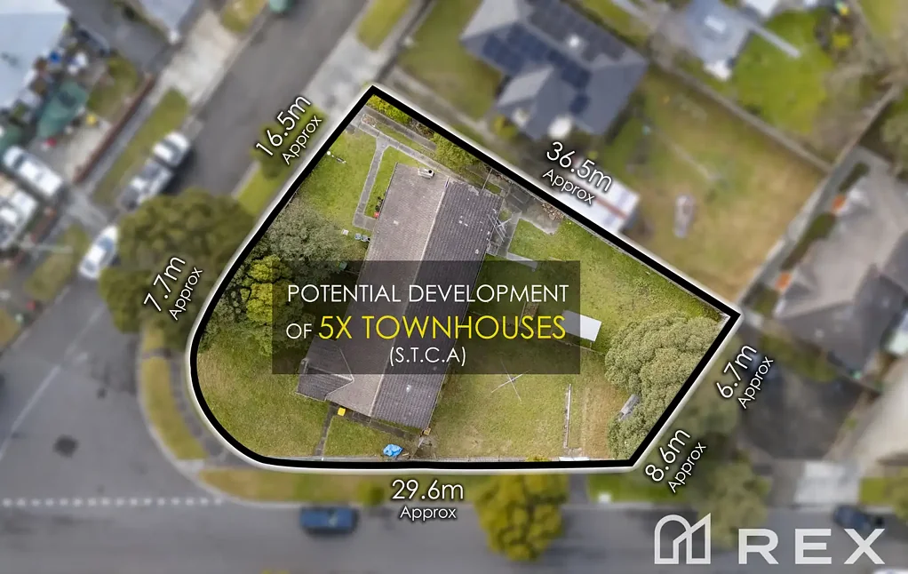Dandenong 5ਬੈੱਡਰੂਮ PRIME DEVELOPMENT CORNER BLOCK (S.T.C.A.)