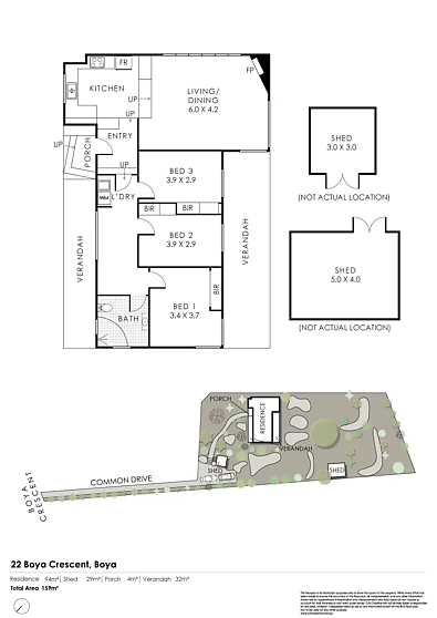 22 Boya Crescent, Boya, WA 6056, 3 Bedrooms, 1 Bathrooms, House