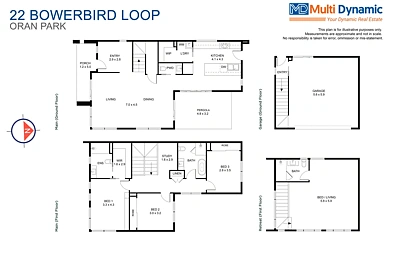 22 Bowerbird Loop, Oran Park, NSW 2570, 4 slaapkamers, 3 badkamers, House