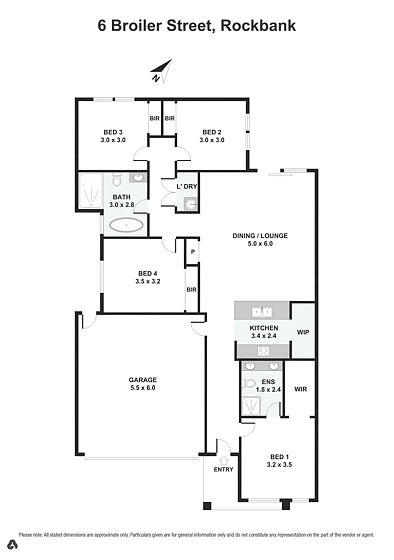 6 Broiler Street, Rockbank, VIC 3335, 4房, 2浴, House