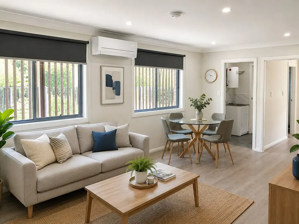 Modern Two-Bedroom Granny Flat with Beautiful Lake Views