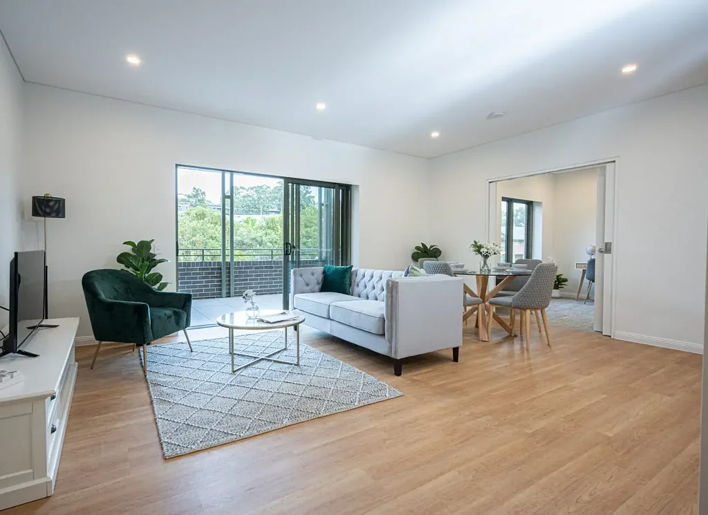 Grasmere 2部屋 Independent Living at Kent Terraces, Carrington – Spacious, Stylish, and Full of Life