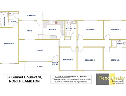 37 Sunset Boulevard, North Lambton, Newcastle, 6 غرف, 2 حمامات, House