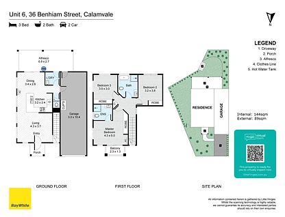6/36 Benhiam Street, Calamvale, QLD 4116, 3 침실, 2 욕실, Townhouse