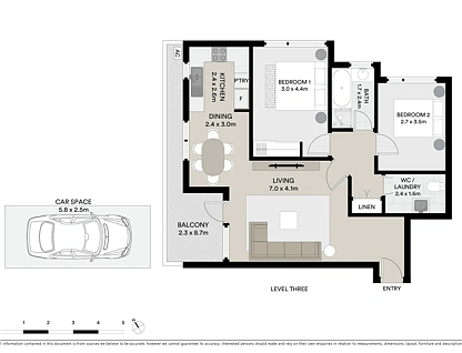 9/6-10 Crawford Road, Brighton-Le-Sands, St George, 2 rūma, 1 rūma horoi, Unit