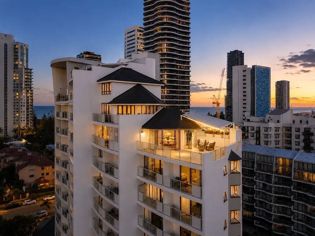 Broadbeach 2침실 SUB-PENTHOUSE LIVING IN THE HEART OF BROADBEACH
