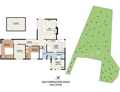 500 Forresters Road, Hallston, Traralagon , 3 침실, 1 욕실, Lifestyle Property