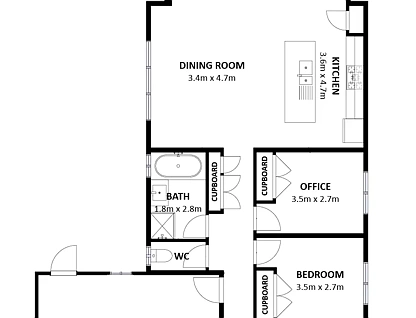 42 Castleton Street, Wodonga, VIC 3690, 3 침실, 2 욕실, House