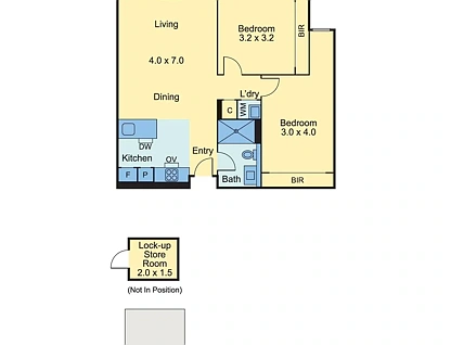 102/127 Nicholson Street, Brunswick East, VIC 3057, 2 ਕਮਰੇ, 1 ਬਾਥਰੂਮ, Apartment