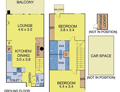 2/222 Keilor Road, Essendon North, North Melbourne, 2 ਕਮਰੇ, 2 ਬਾਥਰੂਮ, Apartment