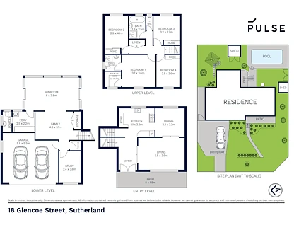 18 Glencoe Street, Sutherland, NSW 2232, 4房, 2浴, House
