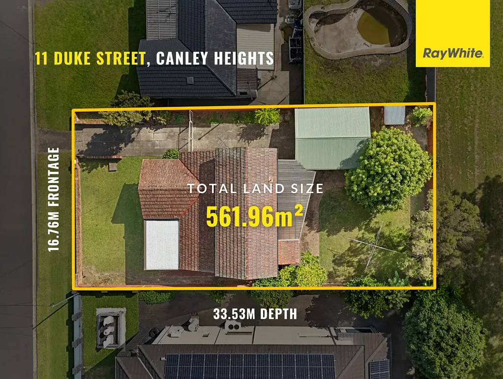 Canley Heights 3房 Canley Heights宝地 561.96sqm宽幅 前宽16.76m 后院私享宁静 市政保留地背靠 娱乐空间齐全 学区交通便捷 Live In, Rent Out or Redevelop - Endless Potential!