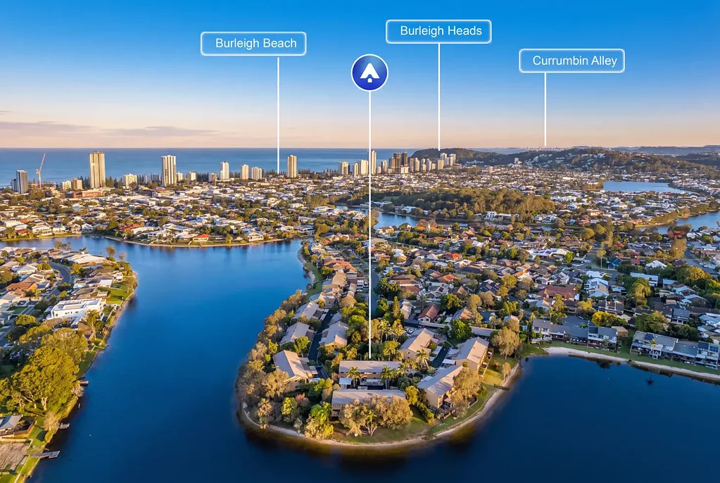 Burleigh Waters 2房  Top Floor. Prime Position. One Opportunity