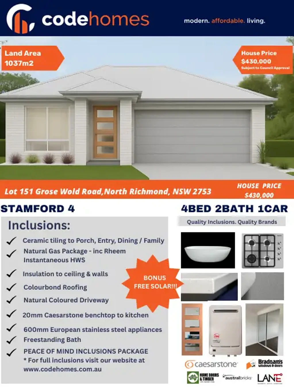 Grose Wold 2 Bedroom House and Land Package