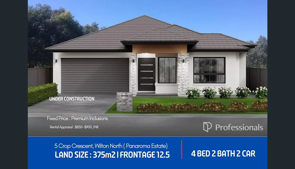 Wilton 4ਬੈੱਡਰੂਮ Underconstruction family home ! Full turn Key  ! Move in July !
