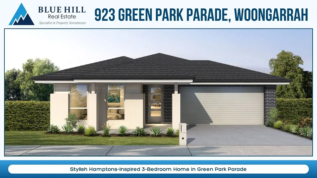 Woongarrah 3ห้องนอน Stylish Hamptons-Inspired 3-Bedroom Home in Green Park Parade