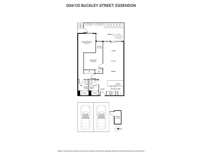 G04/120 Buckley Street, Essendon, North Melbourne, 2 habitaciones, 2 baños, Apartment
