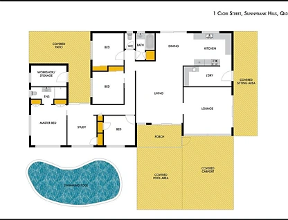 1 Clori Street, Sunnybank Hills, Brisbane - Southern Region, 4房, 2浴, House