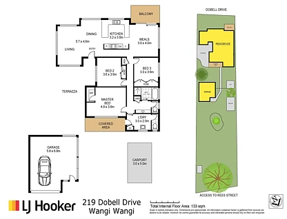 219 Dobell Drive, Wangi Wangi, NSW 2267, 3 غرف, 1 حمامات, House