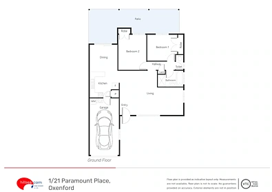 1/21 Paramount Place, Oxenford, QLD 4210, 2 slaapkamers, 1 badkamers, Apartment