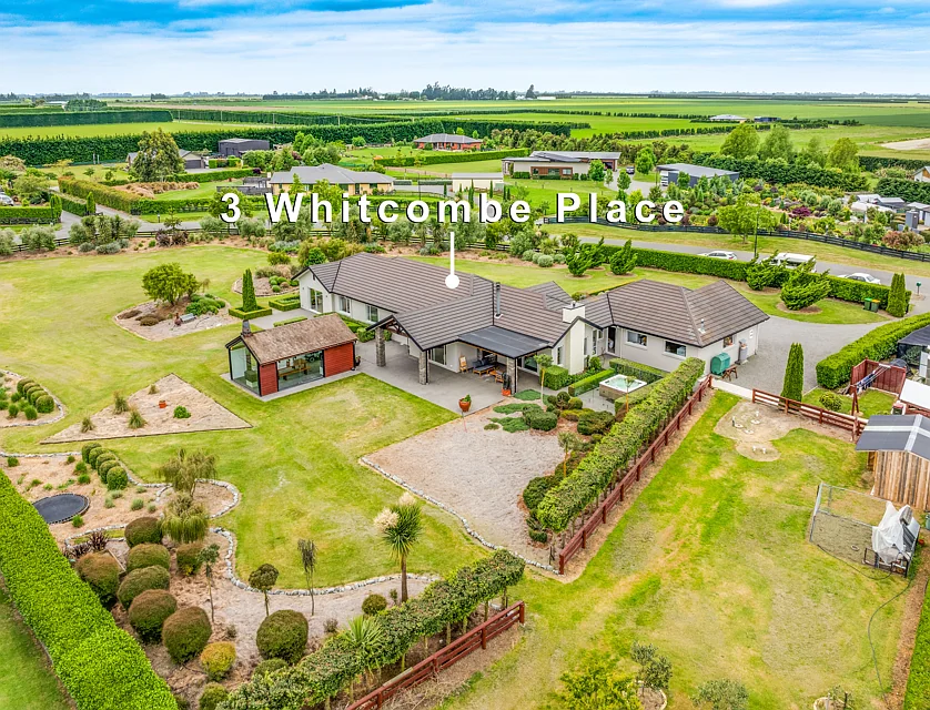 3 Whitcombe Place, Darfield, Selwyn, 4 ਕਮਰੇ, 3 ਬਾਥਰੂਮ, Lifestyle Property