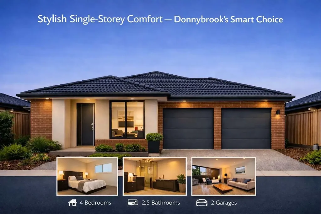 Donnybrook 4ห้องนอน Stylish Single‑Storey Comfort — Donnybrook’s Smart Choice