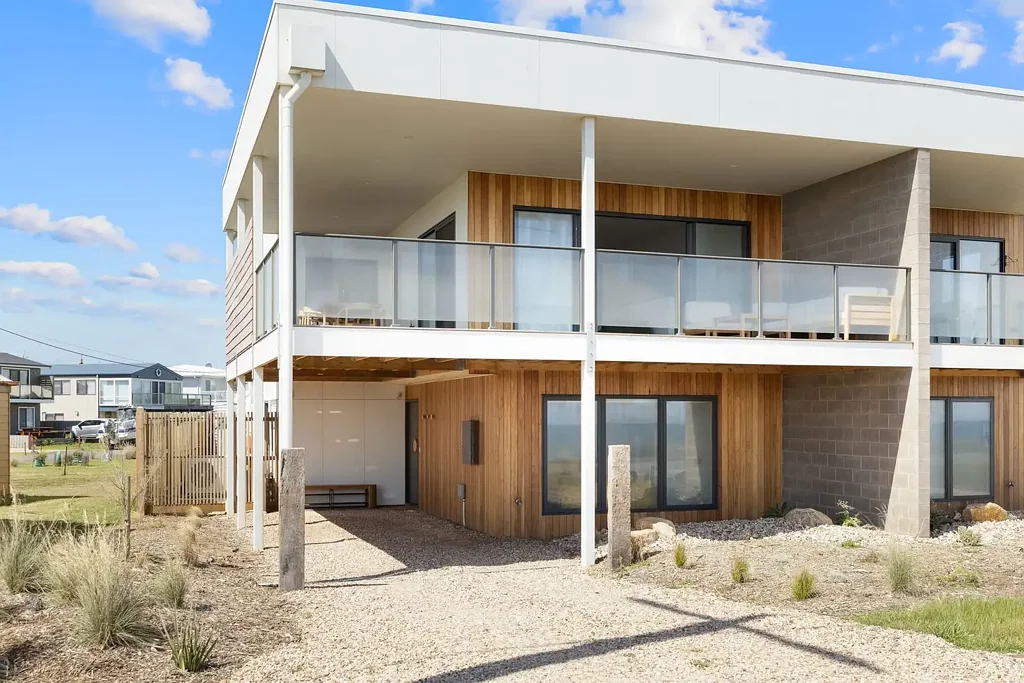 Enjoy relaxed coastal living in this modern, absolute beachfront home located on beautiful Phillip Island.