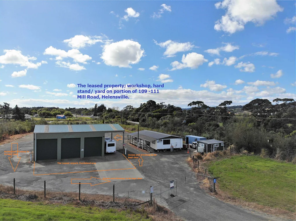Helensville 3 Bay Workshop & Washbay (plus) Yard Sections